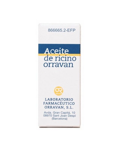 ACEITE RICINO ORRAVAN (SOLUCION ORAL 25 G )
